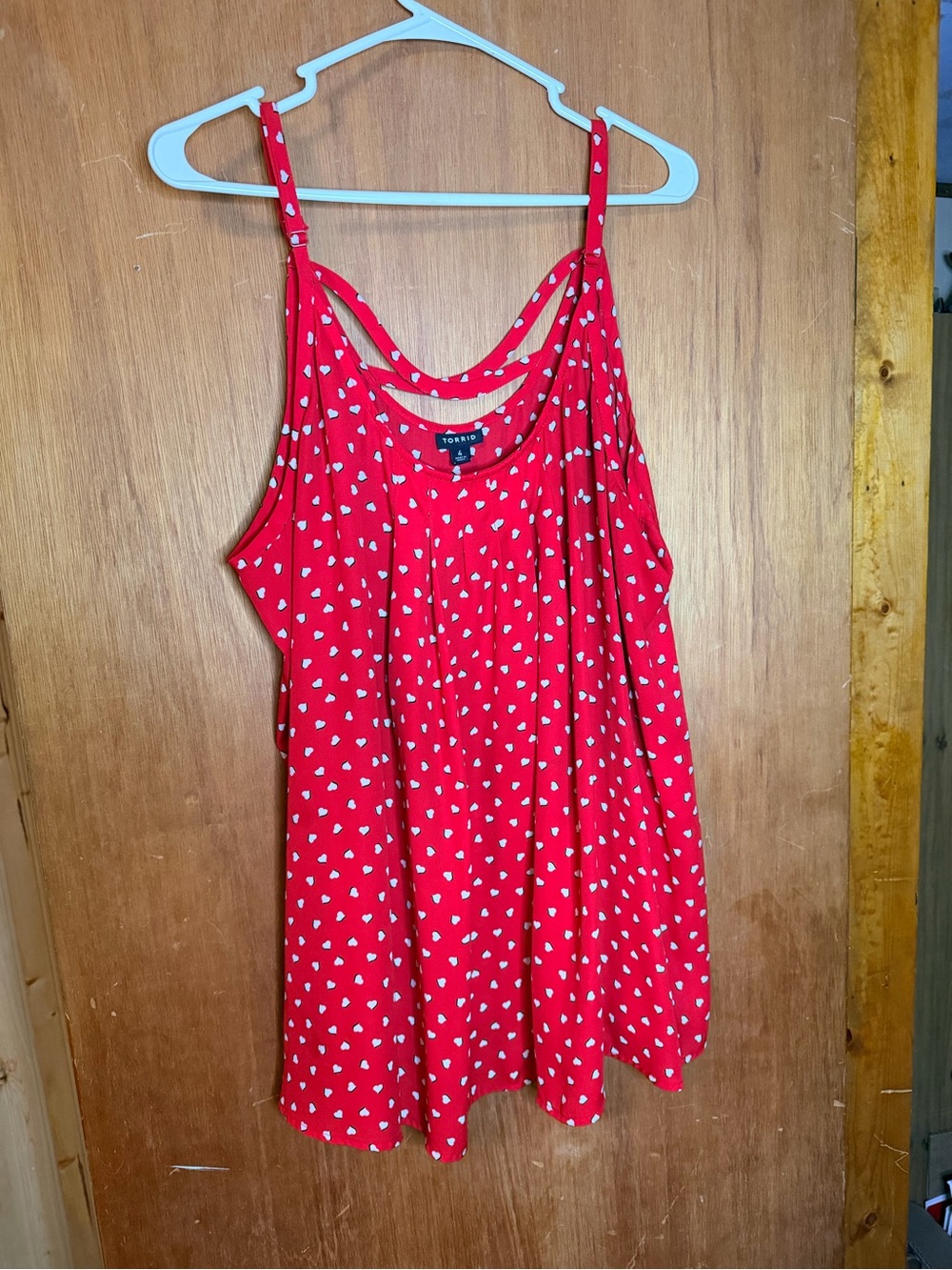 torrid Red Heart-Print Camisole Tank